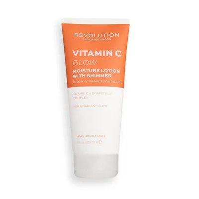 Revolution Skincare Vitamin C Glow, Moisture Lotion with Shimmer (Balsam do ciała)