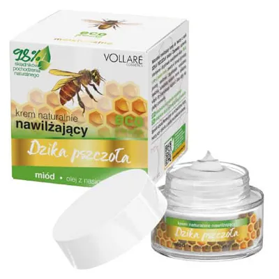 Vollare Cosmetics Dzika Pszczoła, Naturalnie nawilżający krem do twarzy