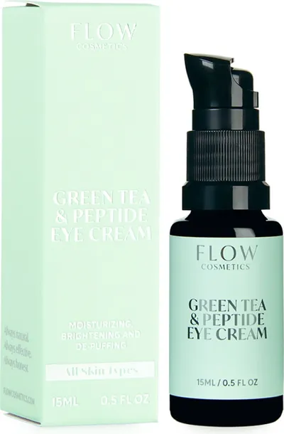 Flow Cosmetics Green Tea & Peptide, Eye Cream (Zielona herbata i peptydy, Krem pod oczy)