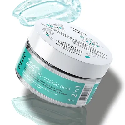 Erne Therapeutic Pads With Azelaic Acid (Płatki do twarzy z kwasem azelainowym)
