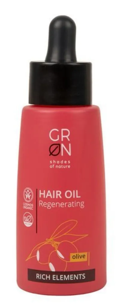 GRN - Shades of Nature (GRON) Rich Elements, Hair Oil Regenerating (Regenerujący olejek do włosów z oliwą z oliwek)