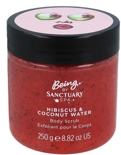 Being by Sanctuary Spa Hibiscus & Coconut Water Body Scrub (Peeling do ciała `Hibiskus i woda kokosowa`)