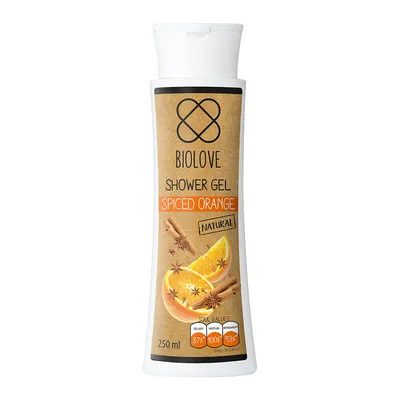 Biolove Spiced Orange, Shower Gel (Żel pod prysznic `Pomarańcza i przyprawy korzenne`)