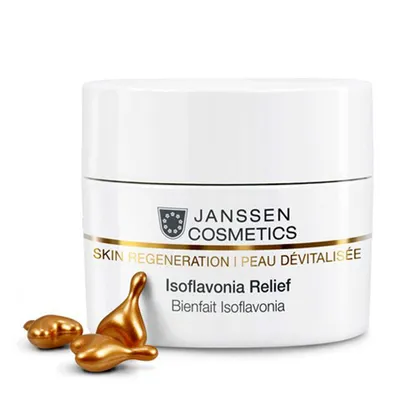 Janssen Cosmetics Skin Regeneration, Isoflavonia Relief (Kapsułki wygładzające)