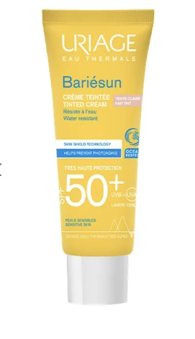 Uriage Bariesun, Tinted Cream SPF 50 (Przeciwsłoneczny krem tonujący (nowa wersja))