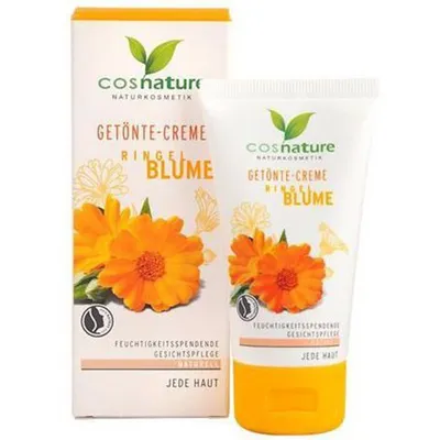 Cosnature Ringelblume, Getonte Creme (Naturalny nawilżający lekko koloryzujący krem z nagietkiem)