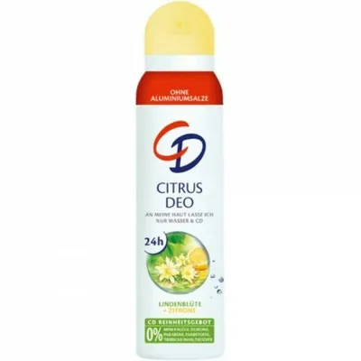 CD 24H Deo Lindenblute + Zitrone (Dezodorant w sprayu `Organiczna cytryna`)