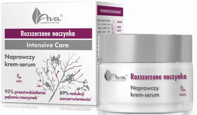 Laboratorium Kosmetyczne AVA Intensive Care, Rozszerzone Naczynka, Naprawczy krem - serum na noc