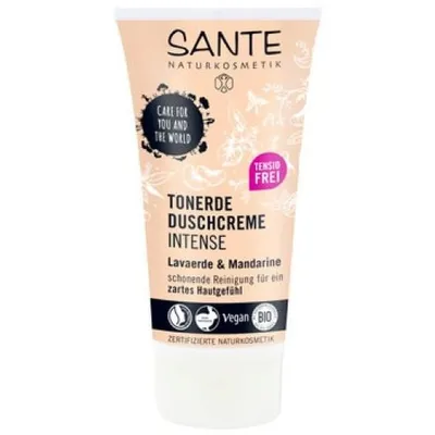 Sante Naturkosmetik Tonerde Duschcreme Intense (Krem pod prysznic z glinką wulkaniczną)