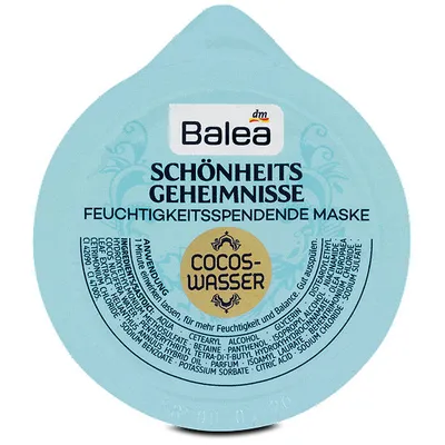Balea Schönheitsgeheimnisse, Haarmaske Cocos-Wasser (Maska ​​do włosów `Woda kokosowa`)