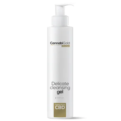 CannabiGold Ultra Care, Delicate Cleansing Gel (Delikatny żel myjący)