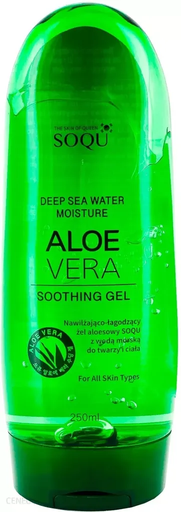 Soqu Deep Sea Water Moisture Aloe Vera  Soothing Gel (Żel aloesowy z wodą morską)