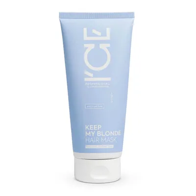 Ice Professional Keep My Blonde, Hair Mask (Wegańska profesjonalna maska do włosów farbowanych, tonowanych lub rozjaśnianych na chłodny blond)