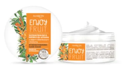 Marion Enjoy Fruit, Wzmacniająca maska do włosów z olejem rokitnikowym i biotyną