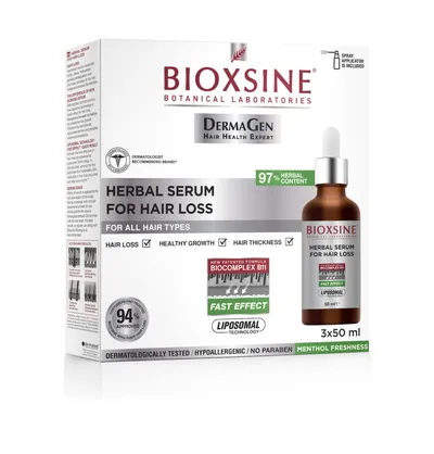 Bioxsine DermaGen, Herbal Serum for Hair Loss (Serum przeciw wypadaniu włosów)
