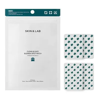 Skin & Lab Clean & Easy, Blemish Spot Patch (Plastry na trądzik)