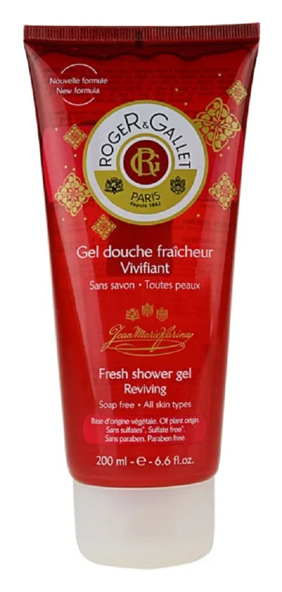 Roger & Gallet Jean-Marie Farina, Fresh Shower Gel Reviving (Odświeżający żel pod prysznic)