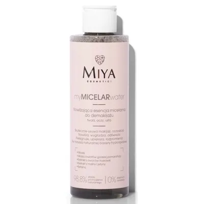 Miya Cosmetics myMICELARwater, Nawilżająca esencja micelarna do demakijażu