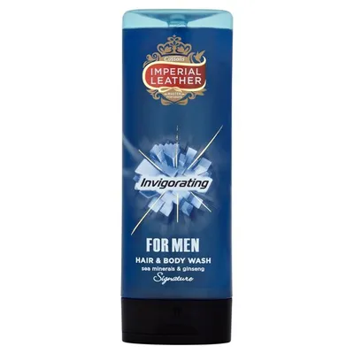 Imperial Leather Invigorating for Men 2 in 1 Hair & Body Wash Sea Minerals & Ginseng (Żel pod prysznic i szampon do włosów dla mężczyzn 2 w 1)