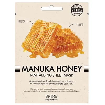 Skin Treats Manuka Honey Revitalising Sheet Mask (Maseczka do twarzy na tkaninie `Miód Manuka`)