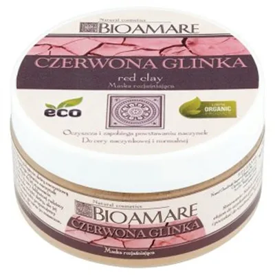 Bioamare Czerwona glinka Maska rozjaśniająca