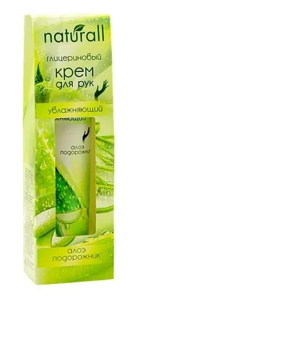 Natural SPA Glicerynowy krem do rąk  `Aloes i babka`