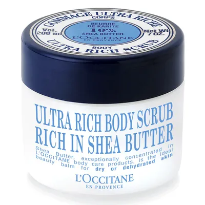 L'Occitane Ultra Rich Body Scrub Shea Butter (Silnie nawilżający peeling z masłem Shea)