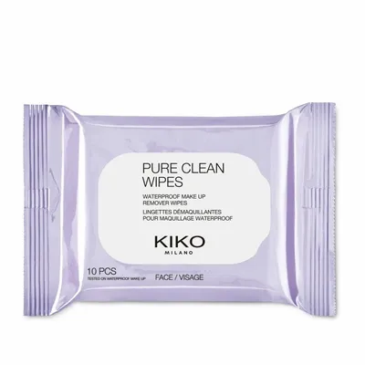 Kiko Milano Pure Clean Wipes (Mini chusteczki do demakijażu twarzy oczu i ust)
