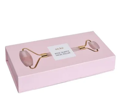 So.Ko Rose Quartz Facial Roller (Roller do twarzy z różowego kwarcu)