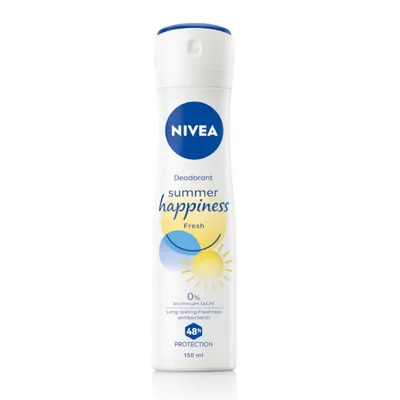 Nivea Summer Happiness, Fresh Deodorant (Dezodorant w sprayu)