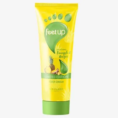 Oriflame Feet Up, Smoothing Pineapple & Ginger Foot Cream (Wygładzający krem do stóp)