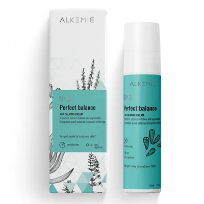 Alkmie Microbiome, No. 3 Perfect Balance, 24h Calming Cream (Krem do twarzy równoważący 24-godziny)
