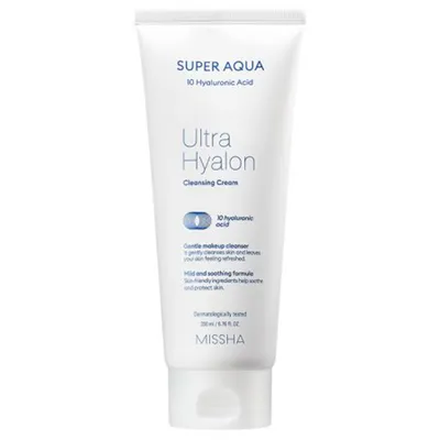Missha Super Aqua Ultra Hyalron Cleansing Cream (Krem myjący do twarzy)