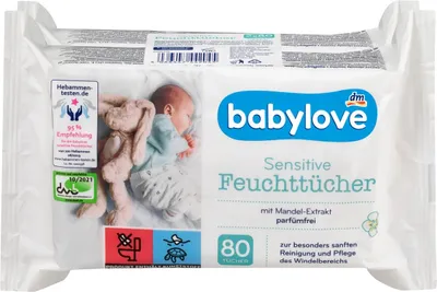 Babylove Sensitive Feuchttucher (Chusteczki nawilżane)