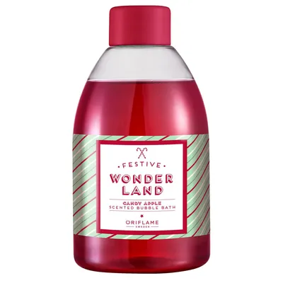 Oriflame Festive Wonderland, Candy Apple Scented Bubble Bath (Płyn do kąpieli)