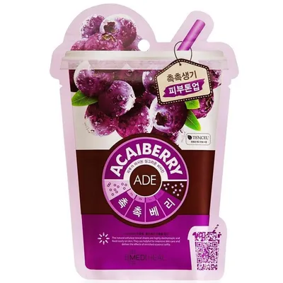 Mediheal Vita, Acaiberry Mask (Maska energizująco-tonizująca z jagodami acai)
