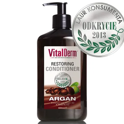 Cosmatrade VitalDerm, Restoring Conditioner Argan (Odbudowująca odżywka do włosów z olejem arganowym)
