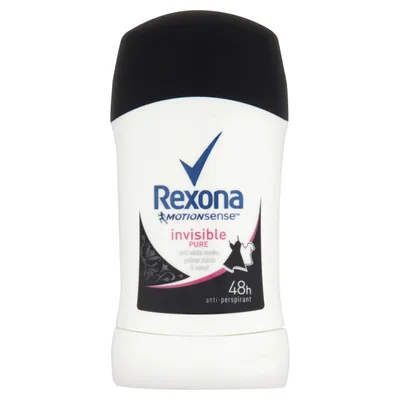 Rexona Motionsence, Invisible Pure Anti-perspirant 48h (Antyperspirant w sztyfcie dla kobiet)