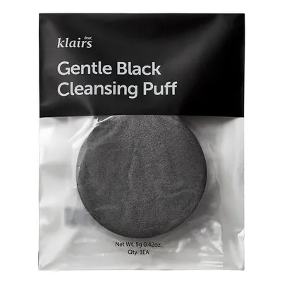 Klairs Gentle Black Cleansing Puff (Gąbeczka do oczyszczania twarzy)