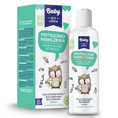 Baby Ecologica Kojący olejek do masażu `Mistrzunio Nawilżenia`