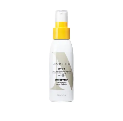 Morphe Brushes Sunsetter SPF 30 High Protection Broad Spectrum Setting Spray (Mgiełka do twarzy z filtrem SPF 30)