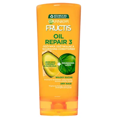 Garnier Fructis, Oil Repair 3, Odżywka odżywiająca do włosów suchych (nowa wersja)