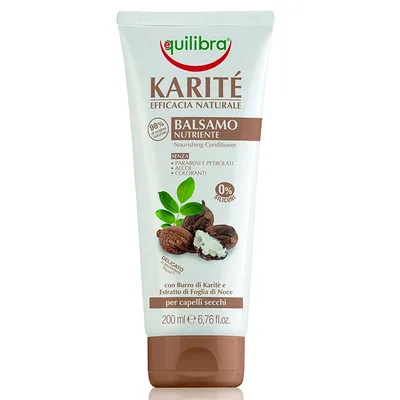Equilibra Karite, Balsamo Nutriente (Intensywna odżywka do włosów z masłem shea)