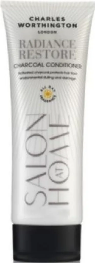 Charles Worthington Salon at Home, Radiance Restore Charcoal Conditioner (Ochrono-odbudowująca odżywka do włosów)