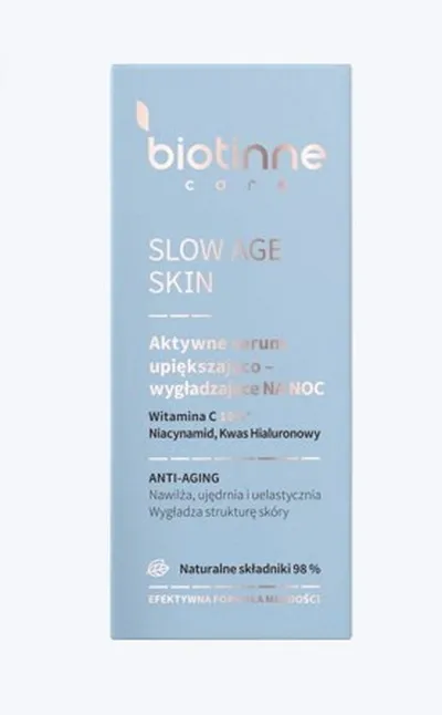 Biotinne Care Aktywne upiększająco-wygładzające serum na noc