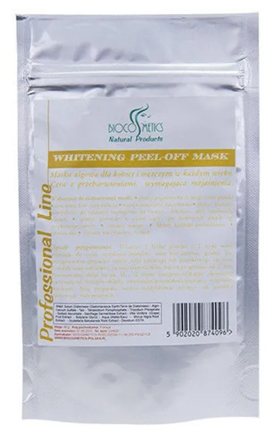 Biocosmetics Whitening Peel-off Mask (Maseczka algowa wybielająca)