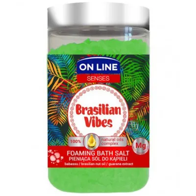 On Line Senses, Brasilian Vibes, Foaming Bath Salt (Pieniąca sól do kąpieli)