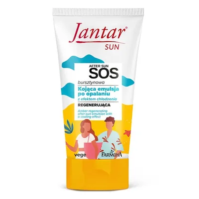 Jantar Sun, After Sun SOS, Bursztynowa kojąca emulsja po opalaniu z efektem chłodzenia