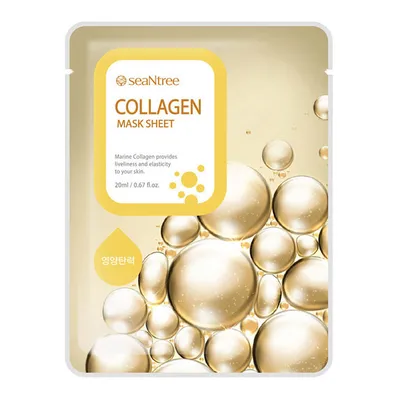 SeaNtree Collagen Mask Sheet (Maseczka ujędrniająca i uelastyczniająca skórę)