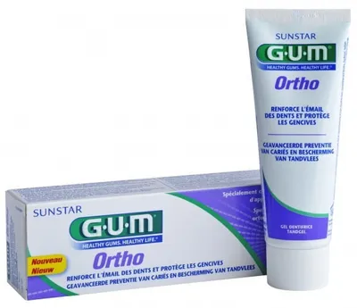 Gum Sunstar Ortho, Dentifricio Toothpaste (Ortodontyczna pasta do zębów)